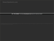 Tablet Screenshot of bluechipstock.com